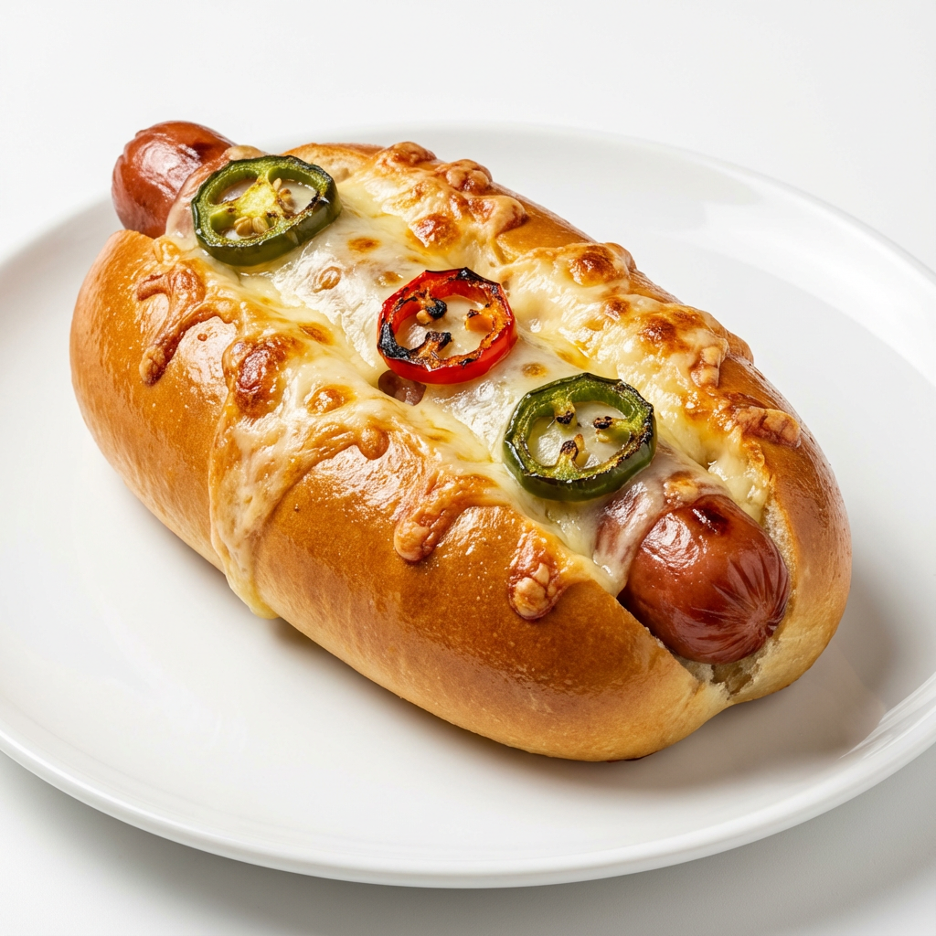 Jalapeno Asiago Bagel Dog